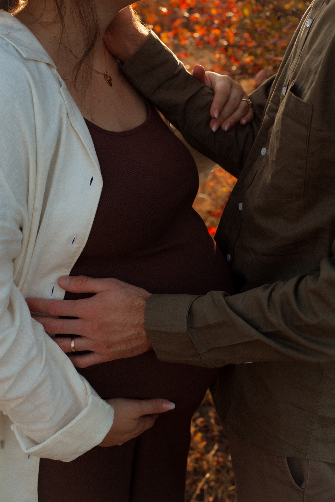 Couple preparing for conception
